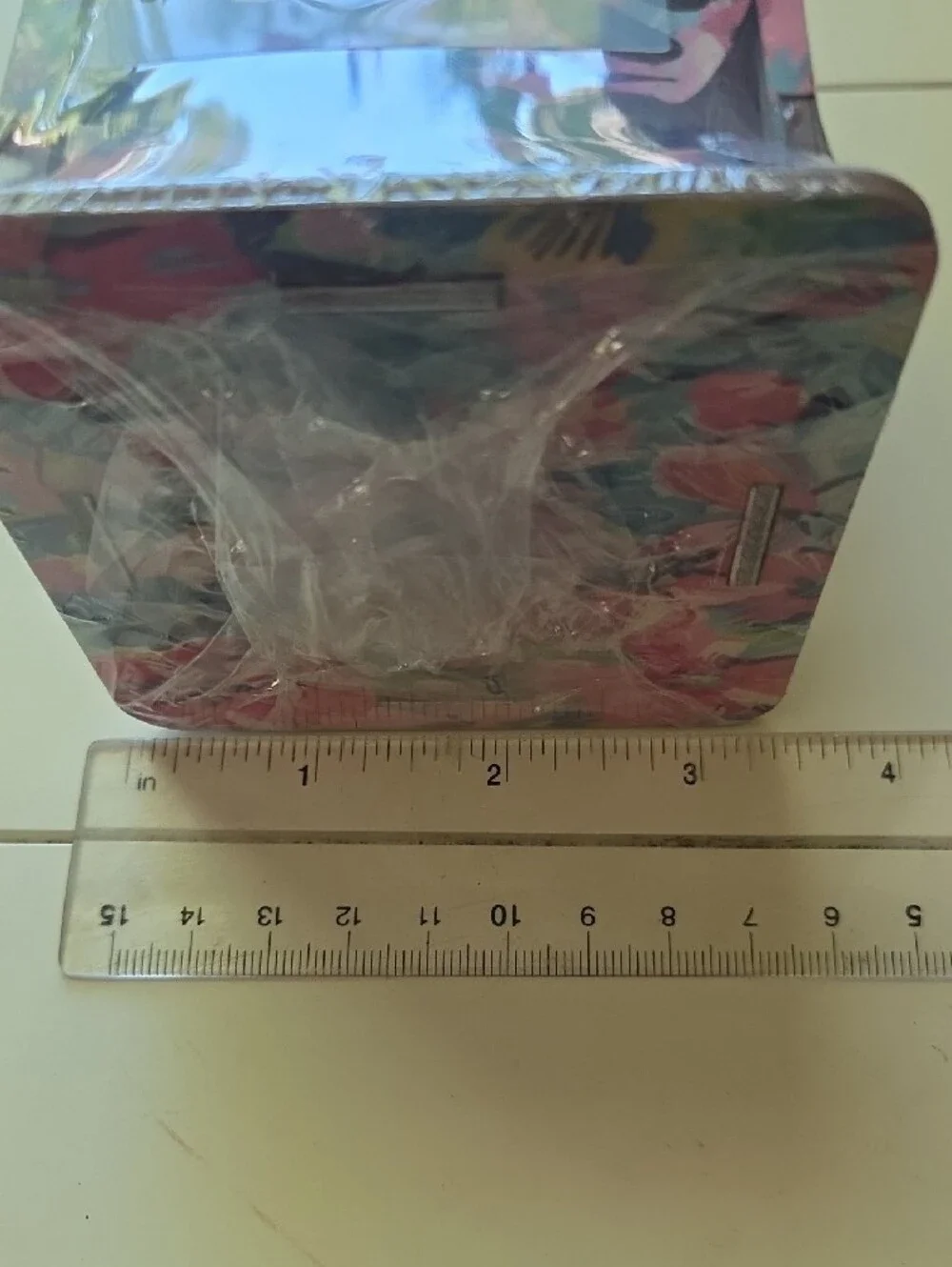 Decorative Butterfly Cutout Lantern - Pink Blue Floral